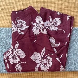 Amuse Society, Maroon & Pink, Cropped, Size s, Zipper in back